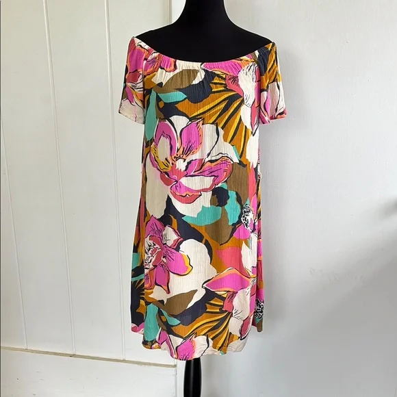 floral off the shoulder dresses Floral Mini Dress